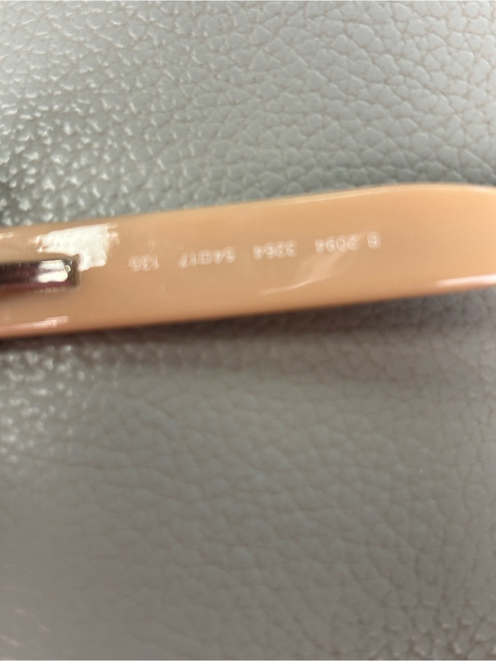 Burberry Burgundy Rectangle Glasses with Beige Temples-NEW! - Picture 9 of 9